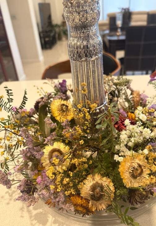 Fresh and Dried Floral Centrepiece Workshop