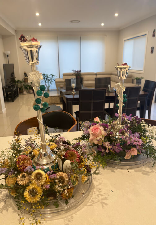 Fresh and Dried Floral Centrepiece Workshop