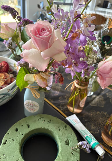 Fresh and Dried Floral Centrepiece Workshop