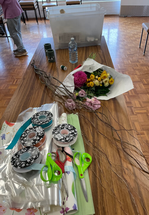 Fresh Floral Bouquet Workshop with a Twist