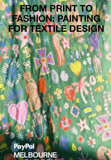 From Print to Fashion: Painting for Textile Design Class