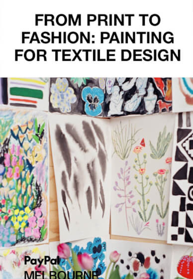 From Print to Fashion: Painting for Textile Design Class