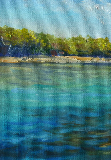 Full Day Oil Painting Class: Tropical Beach Scenery