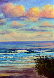 Full Day Oil Painting Class: Tropical Beach Scenery