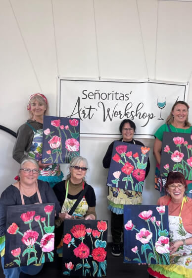 Full Day Painting Workshop: Frida's Cactus Pot