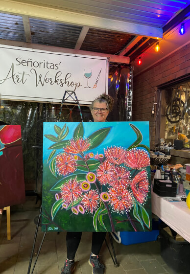 Full Day Painting Workshop: Frida's Cactus Pot