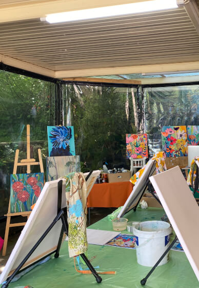 Full Day Painting Workshop: Frida's Cactus Pot