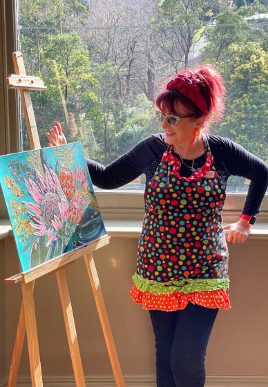 Full Day Painting Workshop: Frida's Cactus Pot