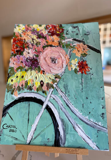 Full Day Painting Workshop: La Bicycletta