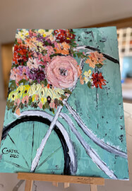 Full Day Painting Workshop: La Bicycletta