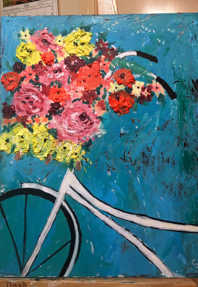 Full Day Painting Workshop: La Bicycletta