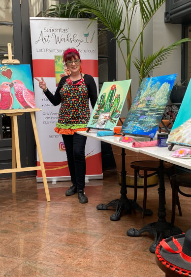 Full Day Painting Workshop: La Bicycletta