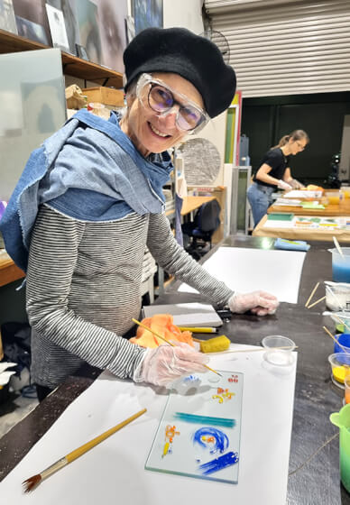 Fused Glass Art Platter Workshop: for Beginners