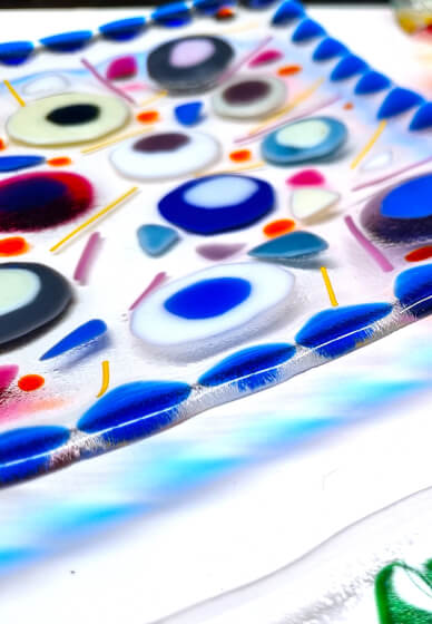 Fused Glass Art Platter Workshop: for Beginners
