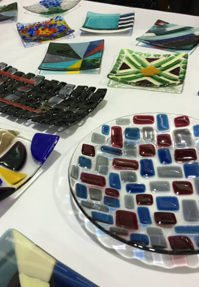 Fused Glass Art Platter Workshop: for Beginners