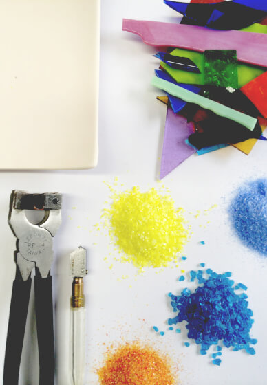 Fused Glass Christmas Ornaments Workshop