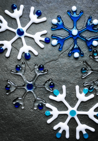Fused Glass Christmas Ornaments Workshop