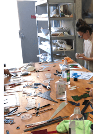 Fused Glass Coral Platter Workshop: for Beginners