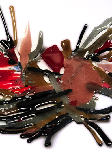 Fused Glass Coral Platter Workshop: for Beginners