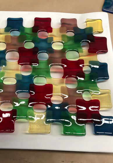 Fused Glass Coral Platter Workshop: for Beginners