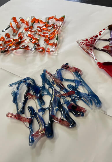 Fused Glass Coral Platter Workshop: for Beginners