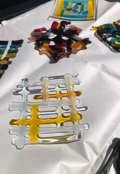 Fused Glass Coral Platter Workshop: for Beginners