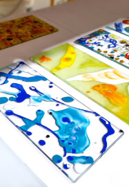 Fused Glass Enamel Painting Workshop for Beginners