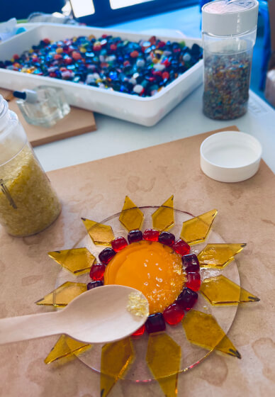 Fused Glass Garden 'Lollipop' Workshop