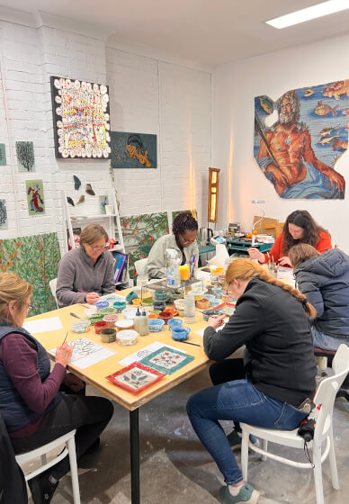 Fused Glass Painting Workshop