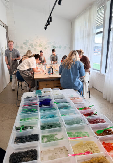 Fused Glass Portrait Tile Class