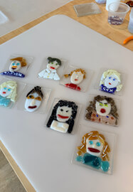 Fused Glass Portrait Tile Class