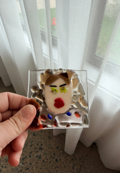 Fused Glass Portrait Tile Class