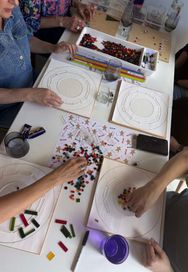 Fused Glass Workshop: Basket Bowl