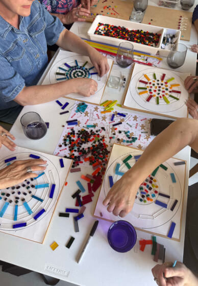 Fused Glass Workshop: Basket Bowl