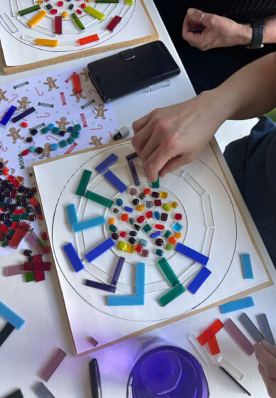 Fused Glass Workshop: Basket Bowl