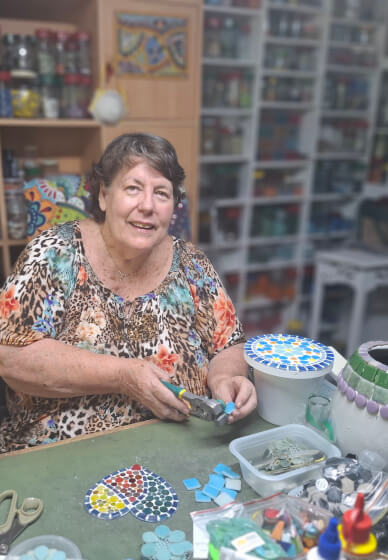 Garden Mosaic Mushroom Workshop