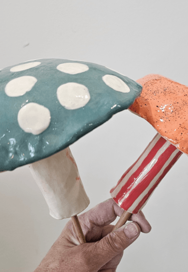 Garden Mushroom Pottery Workshop