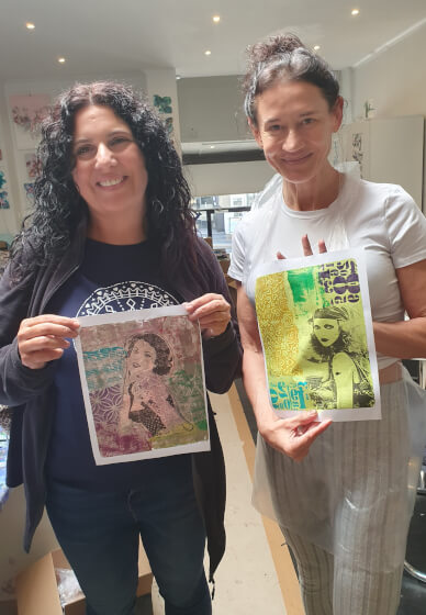Gel Printing Workshop: Image Transfer