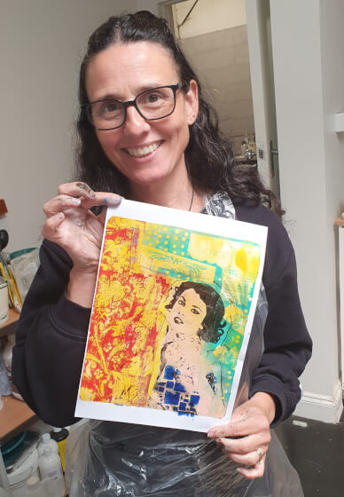 Gel Printing Workshop: Image Transfer