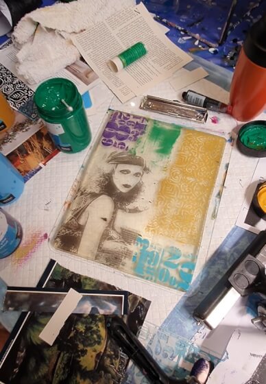 Gel Printing Workshop: Image Transfer