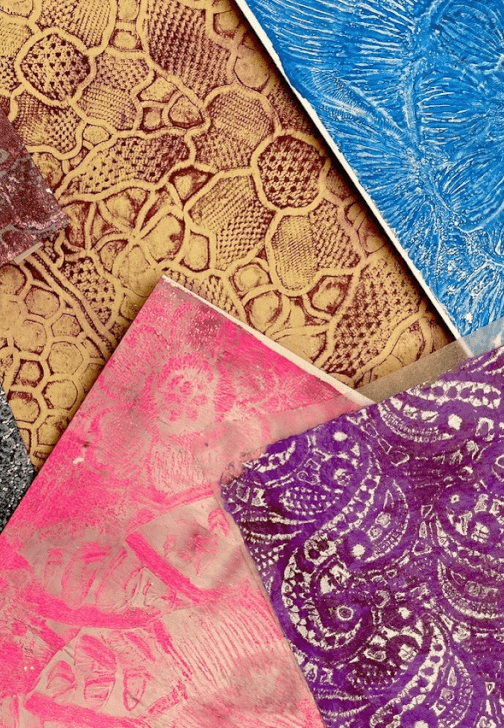 Vintage Gel Printing with Crystal and Lace Workshop