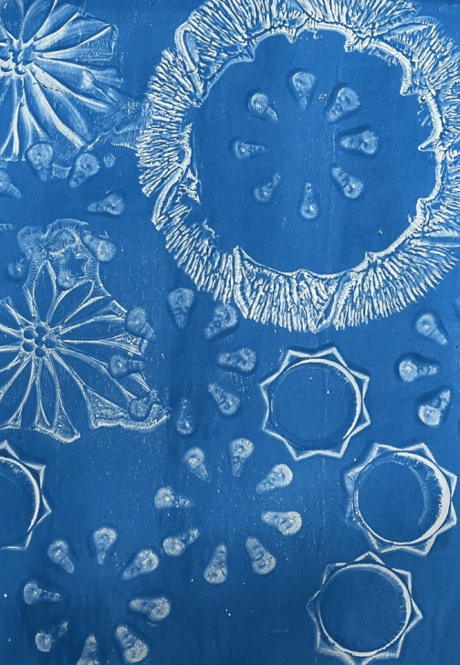 Vintage Gel Printing with Crystal and Lace Workshop