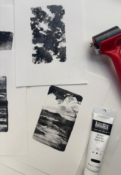 Gelli Plate Printmaking Workshop: Landscapes in Acrylic