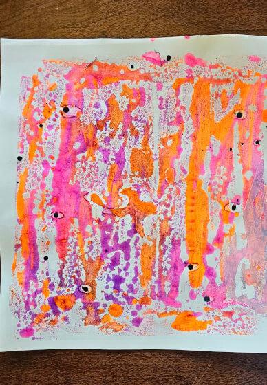 Gelli Printing Techniques Class for Beginners