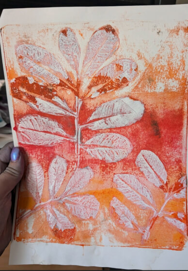 Gelli Printing Techniques Class for Beginners