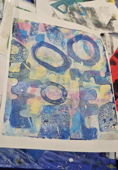 Gelli Printing Workshop: Abstract Patterns in Depth