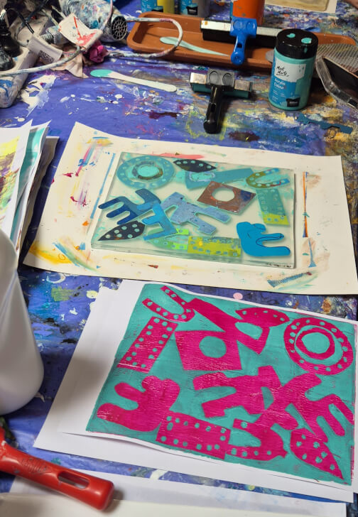 Gelli Printing Workshop: Abstract Patterns in Depth