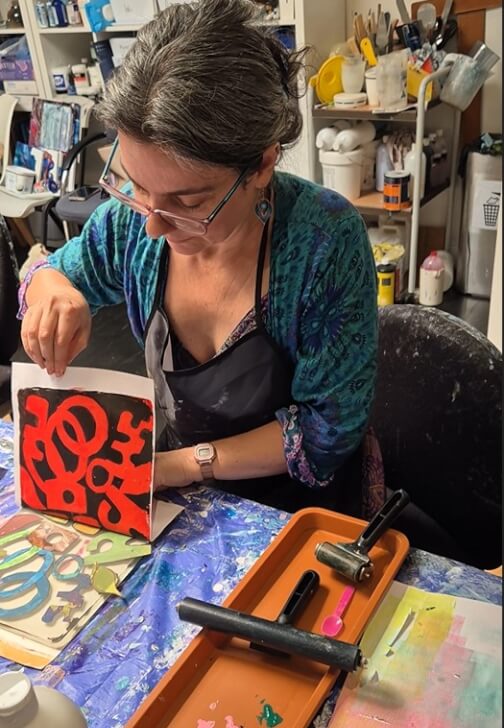 Gelli Printing Workshop: Abstract Patterns in Depth
