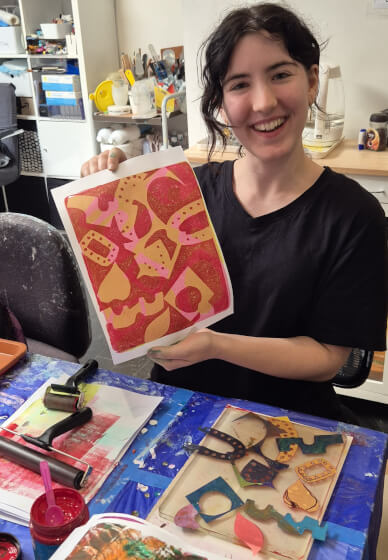 Gelli Printing Workshop: Abstract Patterns in Depth