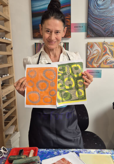 Gelli Printing Workshop: Abstract Patterns in Depth